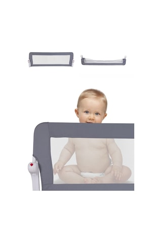 150cm. Gri , Katlanabilir, Yatak Bariyeri 150 Cm. Bariyer