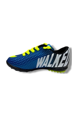 Walked 401-26 Erkek Halı Saha Ayakkabı Mavi Sarı 45-47 Mavi 
