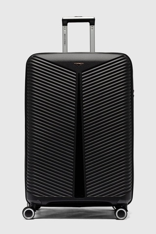 My-pp Bilbao Tekerlekli Kırılmaz Valiz 3'lü Set Bavul Siyah-85