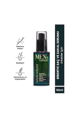 Men's Garage Biberiye Saç Ve Sakal Serumu 50 ML
