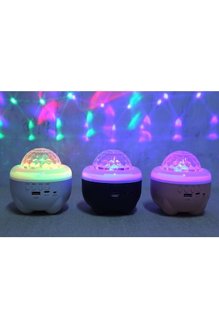 Bluetooth'lu Müzik Çalar Star Master Led Lamba Alk3328 Renkli