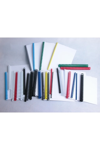 Lamiess 22 Mm Plastik Spiral Mavi 50'Li