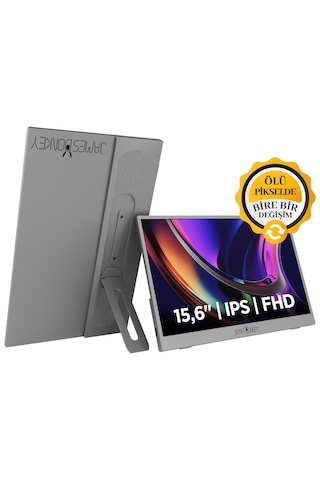 James Donkey Jdp Air 15.6'' 60hz Ips Fhd Type C/hdmı Taşınabilir Monitör Ölü Pikselde Anında Değişim