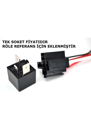 4 Kablolu Güç Rölesoketi 80a Kalın Bacak Fiş Uyumlu