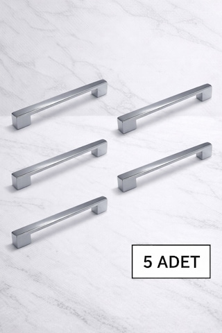 Çift Delikli Krom 96-128 Mm Metal Köprü Kale Kulp, Lüks Mutfak Mobilya Dolap Çekmece Kulpu 5 Adet Metalik Metalik Çift Delikli Krom 96-128 Mm Metal Köprü Kale Kulp, Lüks Mutfak Mobilya Dolap Çekmece Kulpu 5 Adet Metalik Metalik