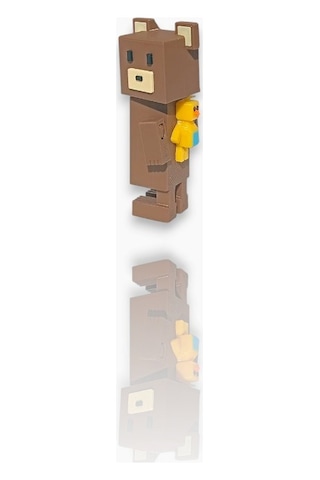 Super Bear Adventure, Baaren-şika, Penguen, Tilki, Tavşan, Timsah, Arı Loy3d 9 Cm Kahverengi