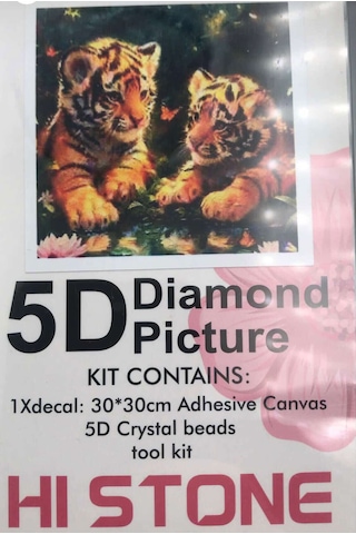 30x30 Kaplan Bebekler 5d Diamond Painting Dıy Tablo