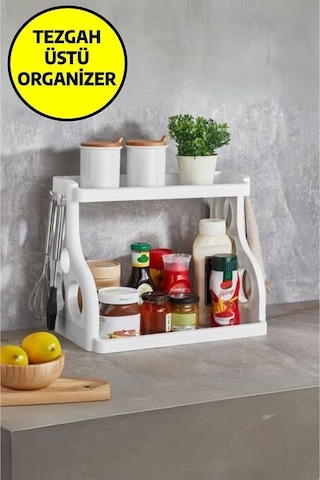 Mithra Life Tezgah Üstü Organizer Düzenleyici Beyaz Renk Mıt1067 Diğer