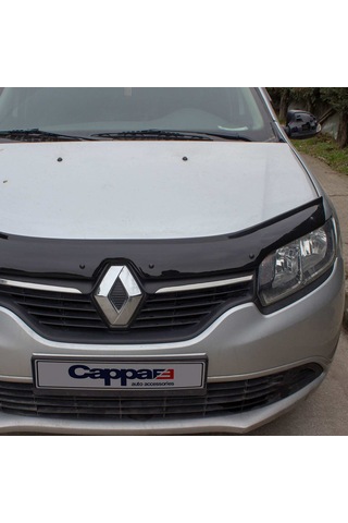 Cappafe Renault Symbol Ön Kaput Koruyucu Rüzgarlığı 4Mm Akrilik