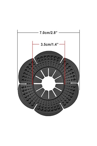 jmsstore 2 Adet Evrensel Araba Sileceği Kolu Alt Delik Koruyucu Kapak Cam Sileceği Toz Geçirmez Kapak