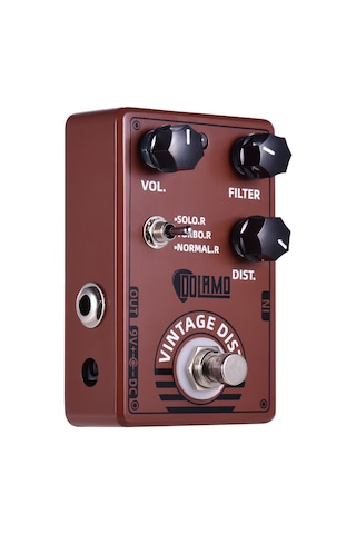 Geeksen Vintage Distoon Gitar Efekt Pedalı Ses Filtresi Ve Distoon Kontrolleri Elektrik Gitar İçin Gerçek By Kahve