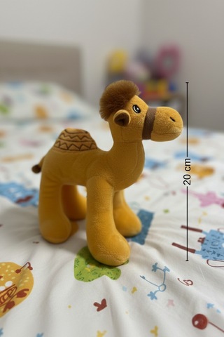 Sevimli Deve Peluş Oyuncak 20 Cm Çok Renkli