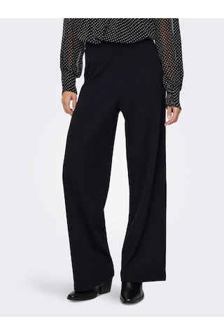 Only Onlbremen-yo Mw Wide Pant Pnt Noos Kadın Pantolon 15358283 Siyah