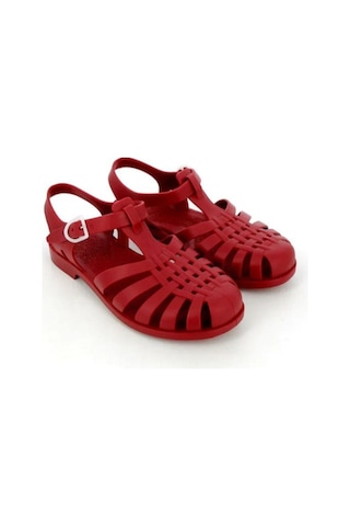 Sunmif Mat Rouge Fonce - Mat Bordo Kadın Sandalet-7986 Mat Bordo
