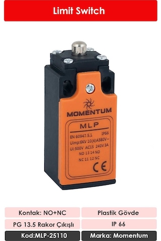 Momentum Limit Switch Dikey Pim Kısa MLP-25110