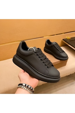 Santa Monica Siyah Spor Ayakkabı Hafif, Nefes Alabilen Günlük Yürüyüş Sneaker