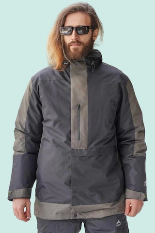 Kışlık Su Geçirmez 3ü 1 Arada Erkek Mont 531 3in1 Fiyort Yukon Siyah-haki