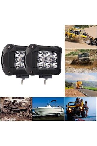 18w 6 Led Off Road Araç Motosiklet Led Sis Far Aydınlatma 1 Adet