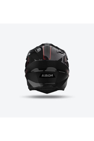 Airoh Commander 2 Carbon Stylish Motosiklet Kaskı Carbon - Kırmızı
