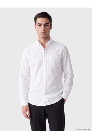 Lcwaıkıkı Classic Beyaz Regular Fit Erkek Gömlek