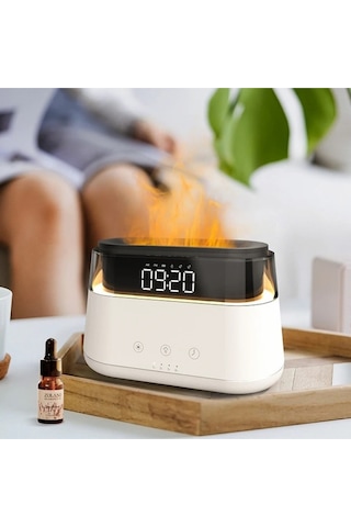 Lobo 150 Ml Kapasiteli Dijital Saat Göstergeli Aroma Yayıcı Hava Nemlendiricisi