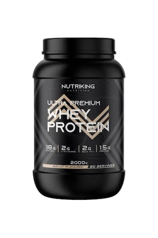 Whey Protein Tozu 2000g 80 Servis Bisküvi Aramalı Karışık