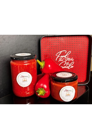 Acuka - Ev Yapımı Ve Üretim Belgeli Lezzetli Kahvaltılık Sos-300 Gr X 3 Adet