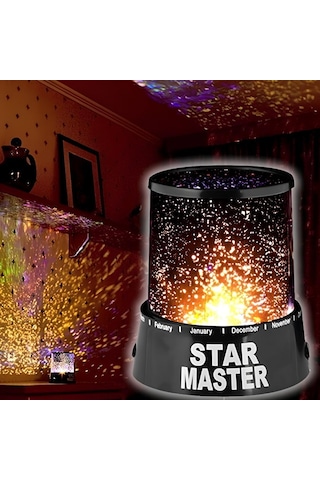 Star Gece Lambası, Çocuk Oda İçi Gökyüzü Aydınlatma, Yıldızlı Diğer