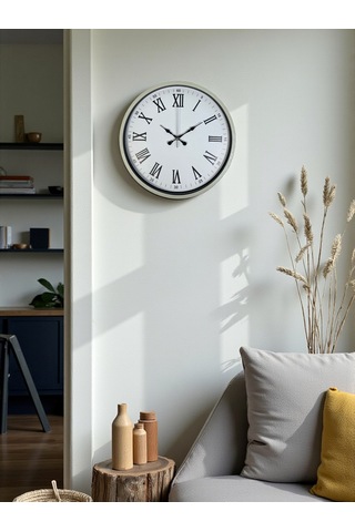 36 Cm Krem Roma Rakamlı Duvar Saati Diğer 60603963