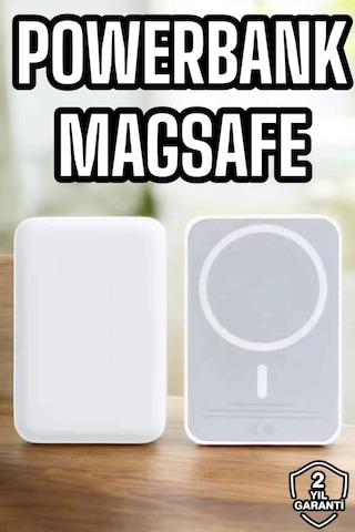 Magsafe Kablosuz Batarya Yüksek Performanslı Manyetik Tasarım Hızlı Şarj Çok Renkli