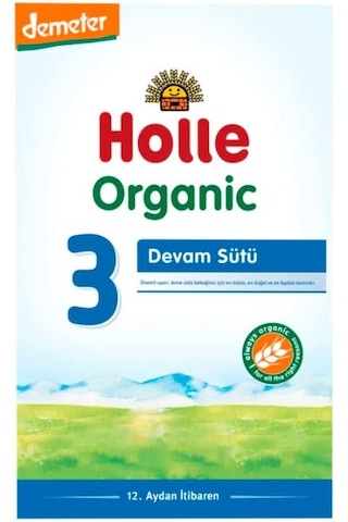 Holle Organik 3 Devam Sütü 12+ Ay 600 G