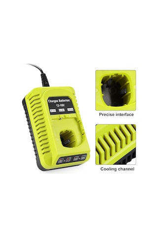 Sones Ryobı P117 / P108 12-18v Evrensel Akü Şarj Cihazı Ab Fişi İçin