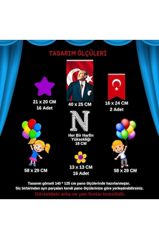 23 Nisan Kutlu Olsun Pano Süsü 02