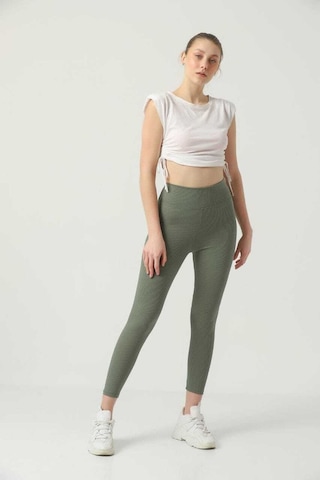 Prenses Fitilli Tayt Çağla Yeşili