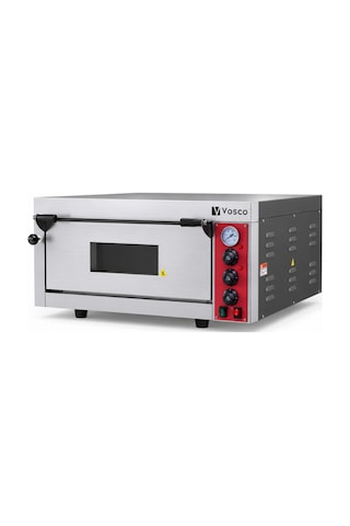 Tek Katlı Pizza Fırını - 4 Pizza Kapasiteli Profesyonel Taş Tabanlı Pizza Fırını