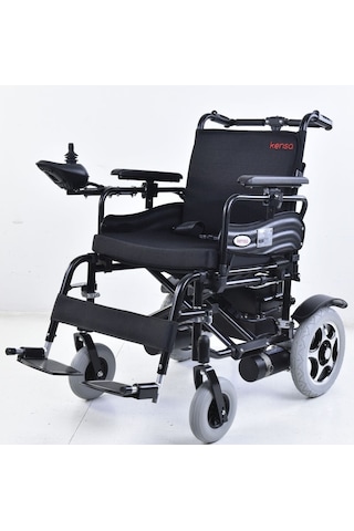 K-111 Akülü Tekerlekli Sandalye 2 340w Motor 66ah Jel Akü 120 Kg Taşıma Kapasitesi 30km Menzil