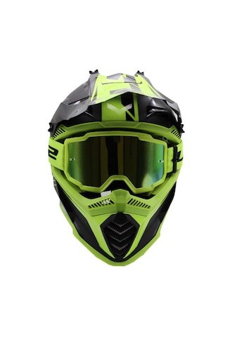 Ls2 Charger Goggles Motokross Gözlük Neon Sarı
