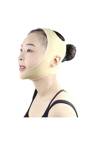 Pazly Yüz Xl Ve Ten Rengi Nefes Maskesi Lycra Kemeri, Çift Çene Kaldırma, Bakım Azaltma, Çok Renkli Çok Renkli