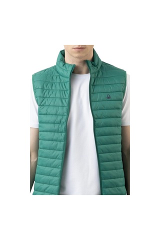 United Colors Of Benetton Erkek Şişme Yelek Yeşil