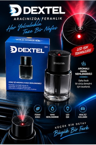 Dextel - Şarjlı Araç İçi Aroma Difüzörü - Hava Nemlendirici - Lazerli Tavan Ambians Aydınlatmalı - Oda Ve Oto Parfümü 001