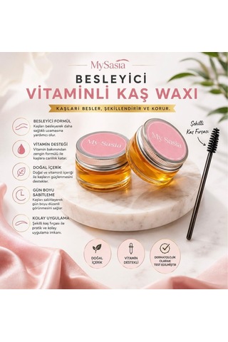 My Sasıa Kaş Waxı 2'li Set Pembe