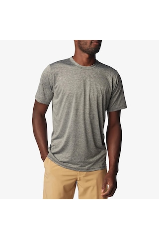 Columbia Ao1419 Hike Crew Erkek Kısa Kollu T-shirt 1990391011 Gri