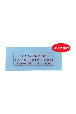 Ecg Kağıdı Nihon Kohden Fqw 50-2-100 Z Katlamalı 10 Adet 100 Sayfa