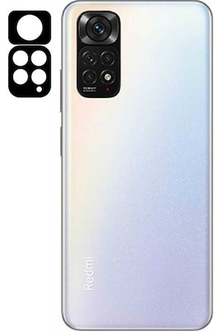 Xiaomi Redmi Note 11 Pro 5G Zore 2 in 1 3D Kamera Camı Koruyucu