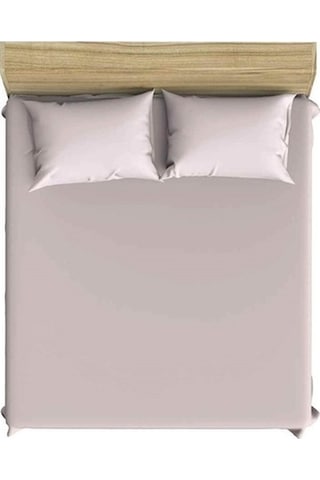 Maki %100 Pamuk 180X200 Battal Boy Lastikli Çarşaf Takımı Pembe