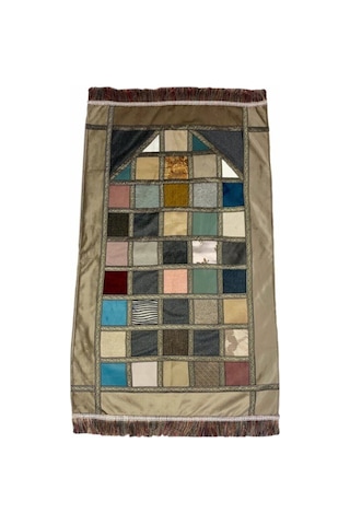 10 Adet El Yapımı Kırk Yama Seccade 70x110cm Çok Renkli