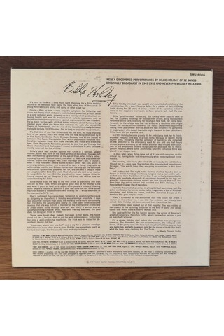 Billie Holiday The Lady Lives Vol.1