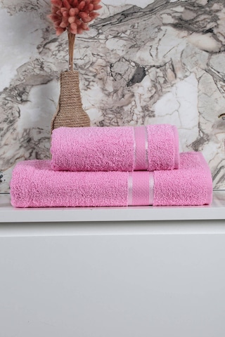 %100 Pamuk 2 Parça Kadın/erkek Banyo Duş Hamam Havlu Seti 90x150 Cm 001