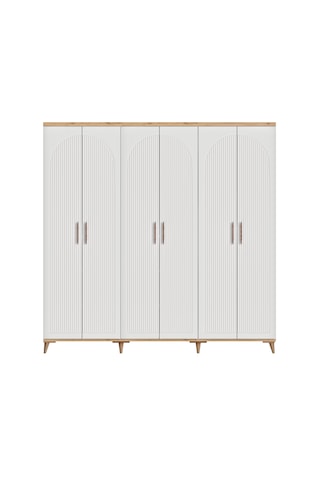 Nevada 6 Kapaklı Komple Mdf Gardırop