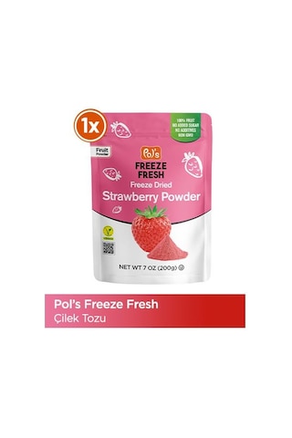 Pol's Freeze Fresh Çilek Tozu 200 G 200 G